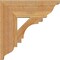 Ekena Millwork Merced Traditional Rough Sawn Bracket, Western Red Cedar, 4"W x 14"D x 14"H BKT04X14X14MRC01RWR - alternate 3